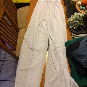 SHEIN White Swim Coverup Pants